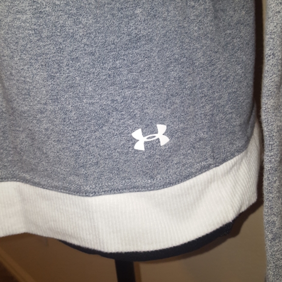 ❤HP❤Under Armour Gray Drawstring Sweatshirt❤ - Picture 6 of 7